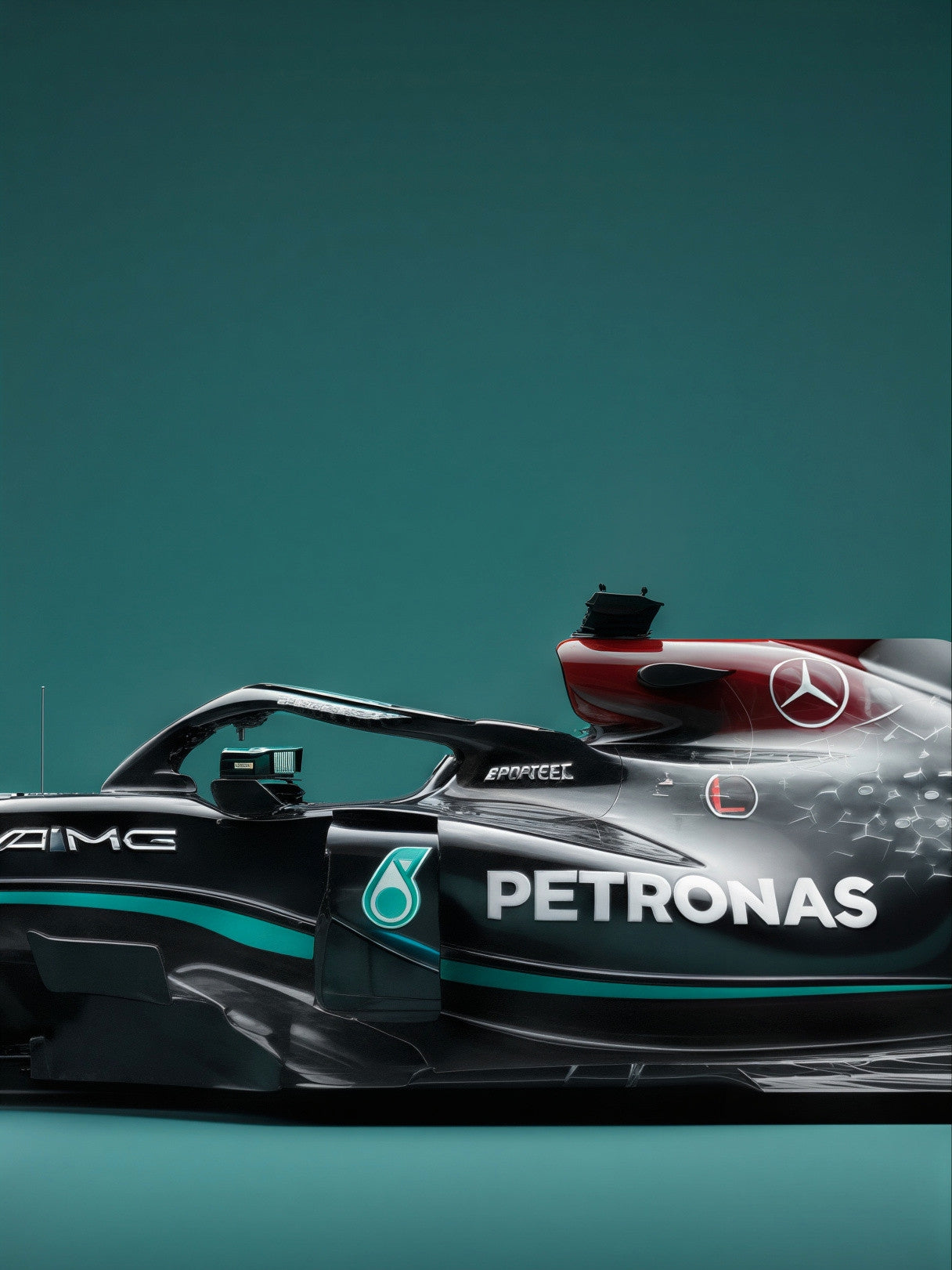F1 Mercedes Split Posters