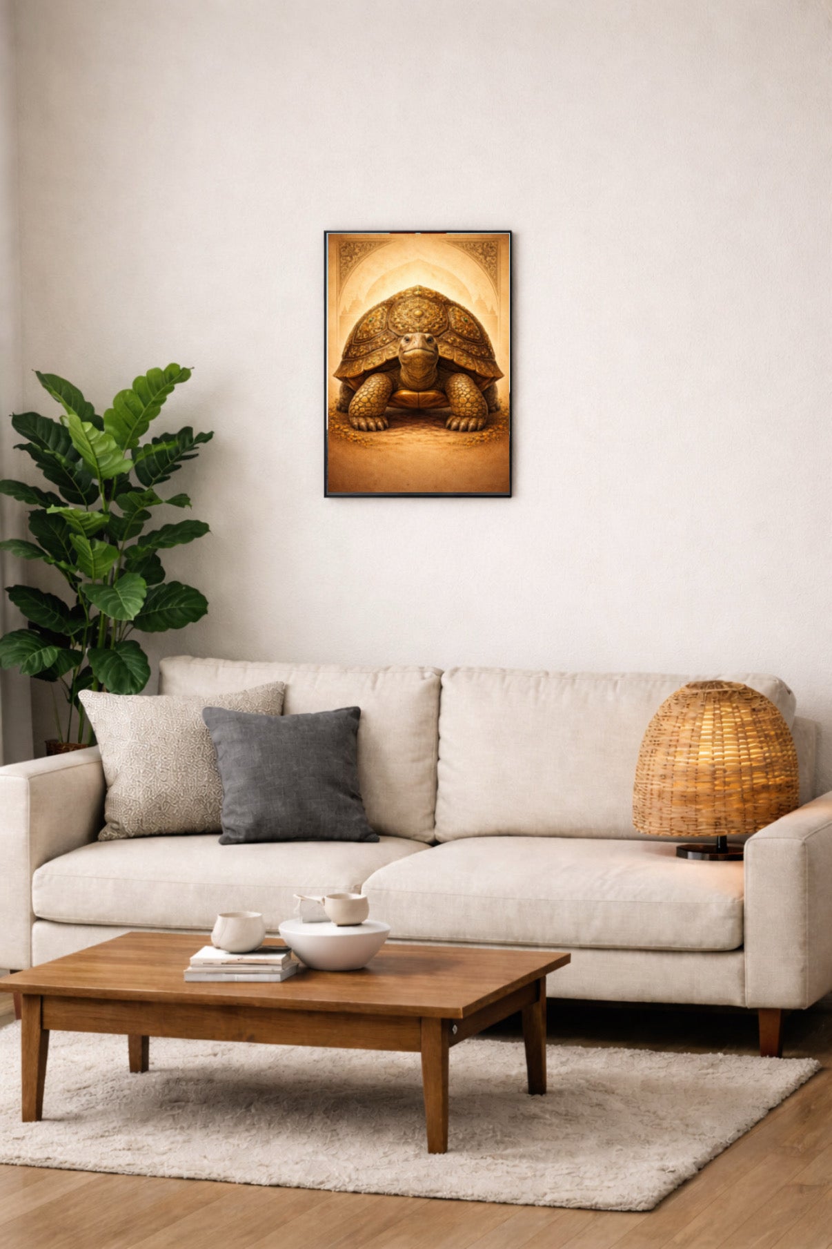 Tortoise Good Luck Wall Poster