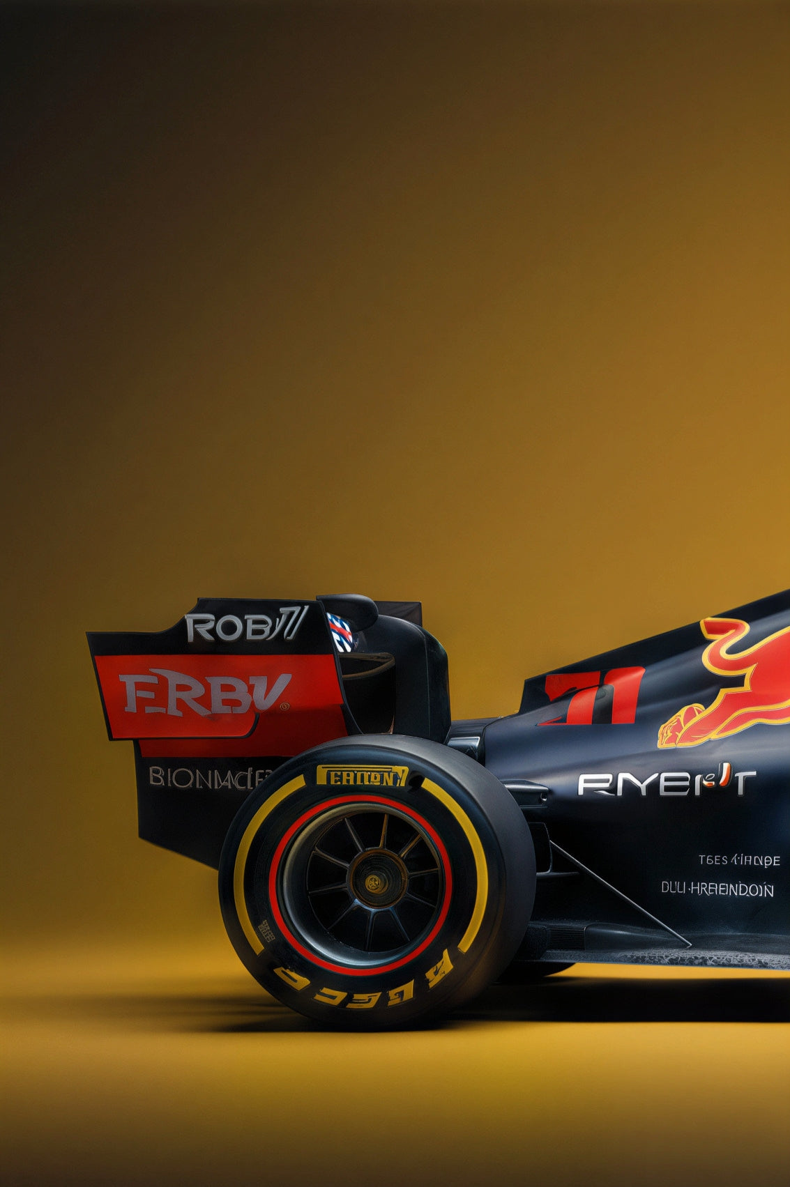 F1 Redbull Split Poster