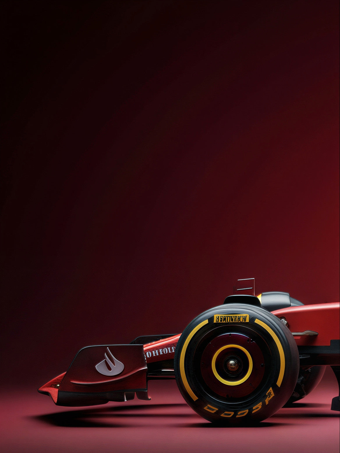 F1 Ferrari Split Poster