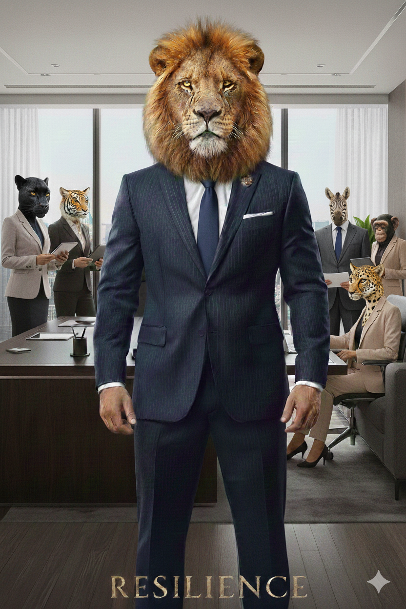 Lion mindset Poster