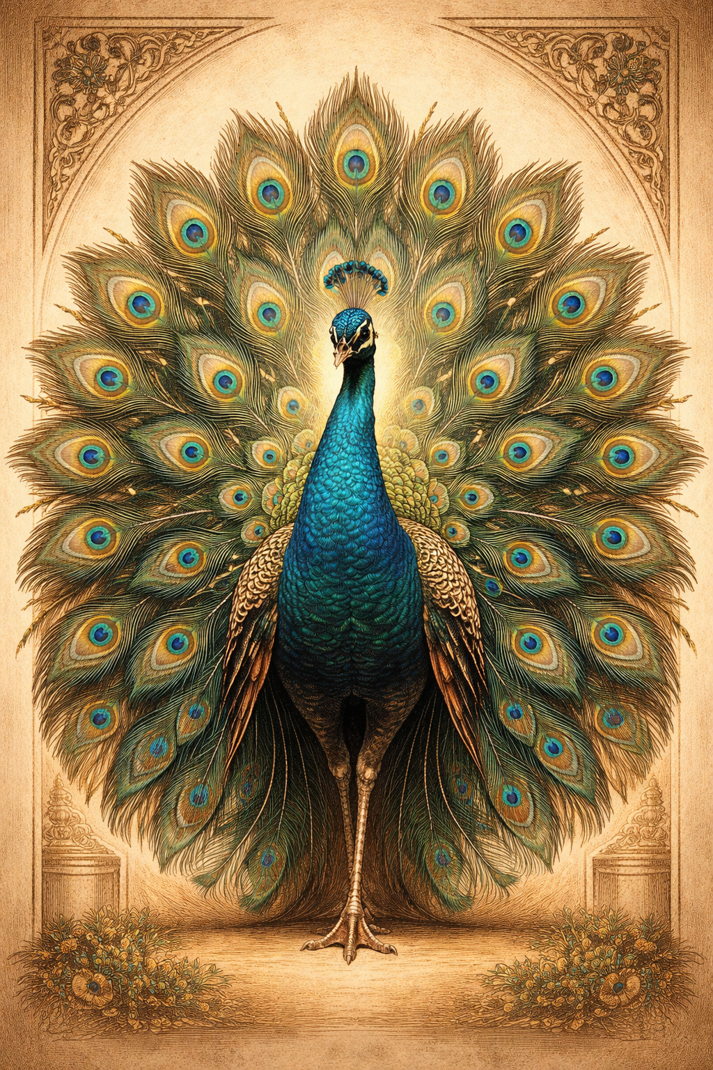 Good Luck Royal Animal Wall Poster Set (Pack of 3)