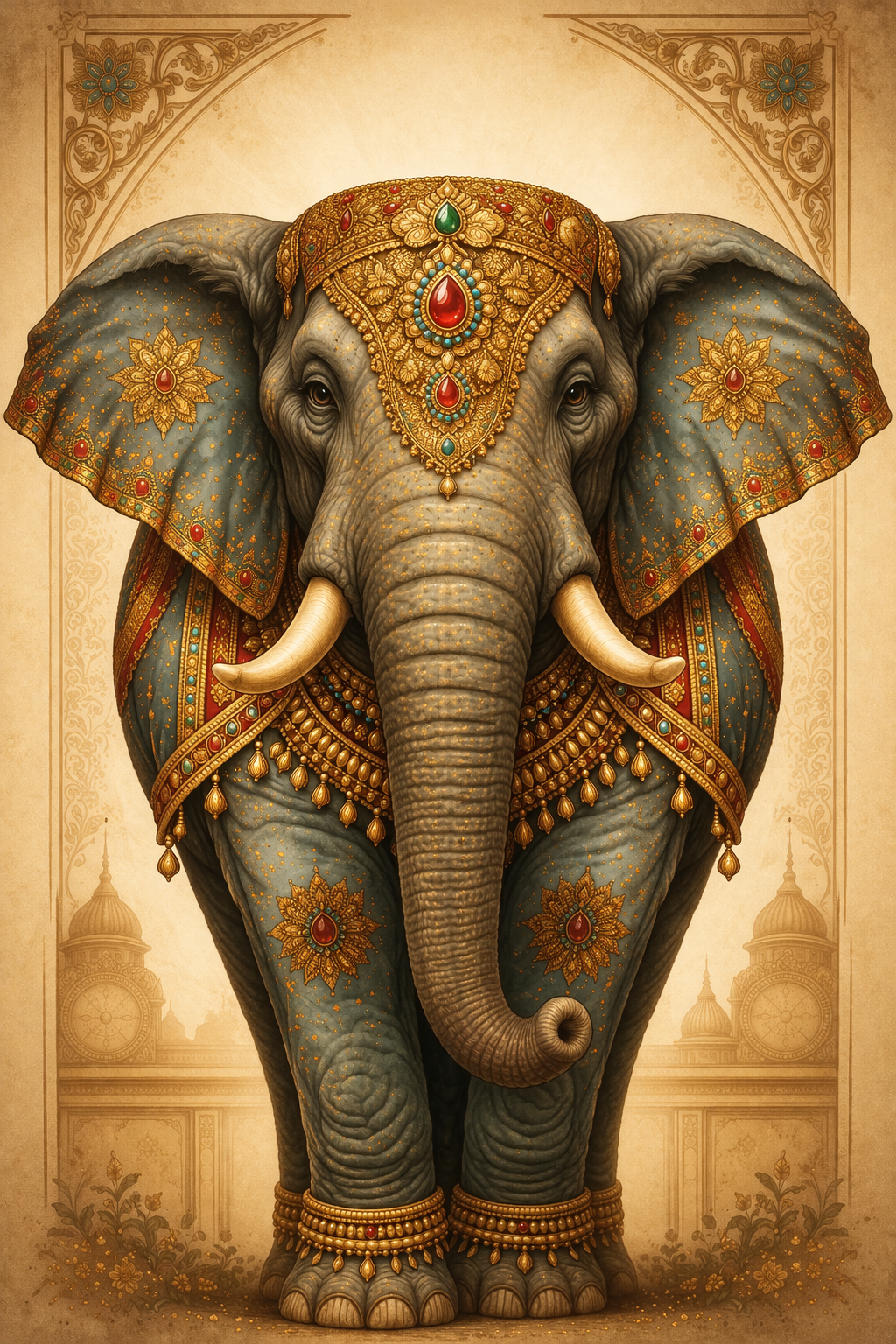 Elephant Good Luck Wall Poster