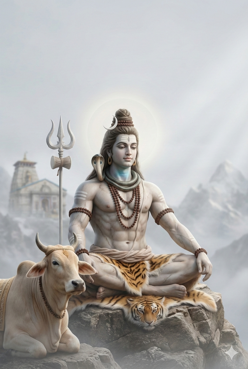 Lord Shiva Meditation Poster