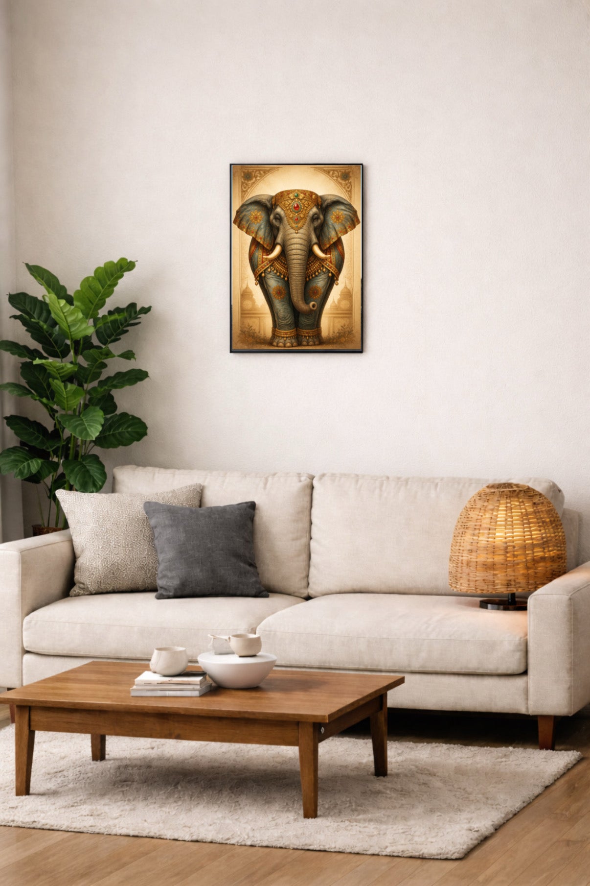 Elephant Good Luck Wall Poster